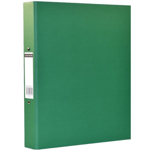 Ringbinder 2 Ring A4 Green Pack Of 10 54344 3P