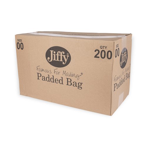 611490 Jiffy Padded Mailers FSC4 Self Seal Pb00 105mmx229mm Box 200
