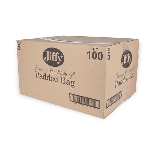 611496 Jiffy Padded Mailers FSC4 Self Seal Pb5 245mmx381mm Box 100