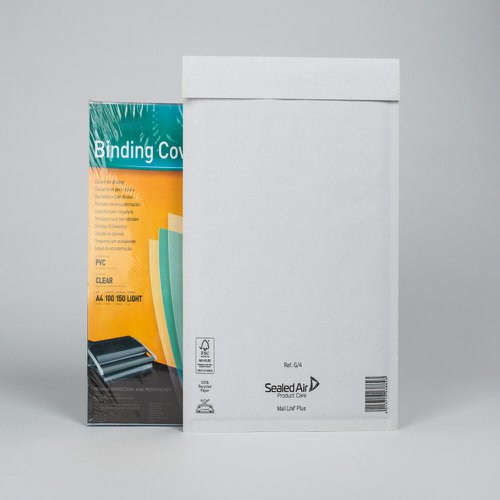 Sealed Air Mail Lite Plus Mailers G/4 White Int 240mmx330mm Box 50  612028