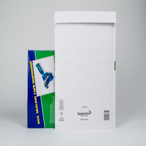 Sealed Air Mail Lite Plus Mailers H/5 White Int 270mmx360mm Box 50