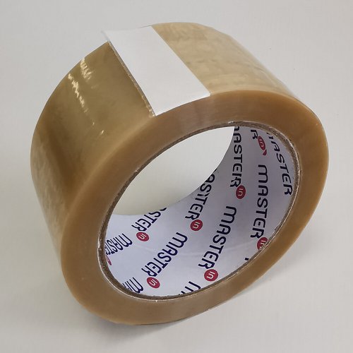 612368 | Self-adhesive PP tape from the Master’in Performance tape range. This Polypropylene tape is a solvent based natural rubber tape with additional cohesion properties ideal for adhering to uneven surfaces due to its excellent adhesive power, making it suitable for all sorts of packaging applications, including on boxes and cartons sitting in refrigeration.