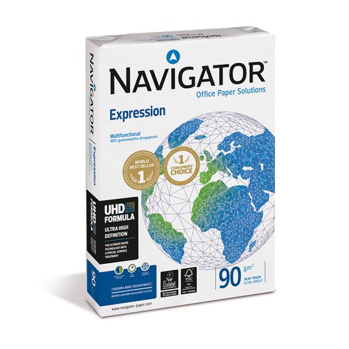 612939 Navigator Expression FSC Mix 70% A4 210X297mm 90Gm2 Pack 500