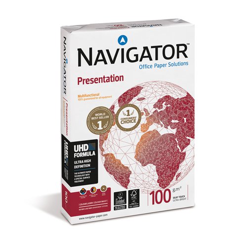 612944 Navigator Presentation FSC Mix 70% 420X297mm 100Gm2 Pack 500
