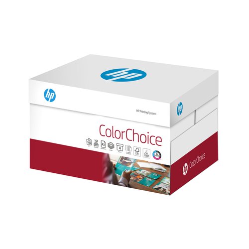 610387 | HP Color Choice is specifically designed for colour printing. It provides bold, vibrant colours and rich black text.  benefitting from ColorLok technology it works perfectly on inkjet and laser printers and is ideal for presentations, reports, newsletters and other documents requiring a professional look and feel.