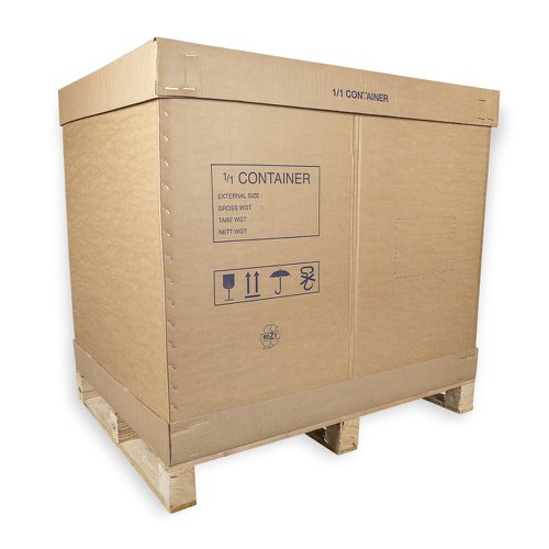 Full Container Pallet Box 1070 x 870 x 900mm With Integral Heat Treated Pallet