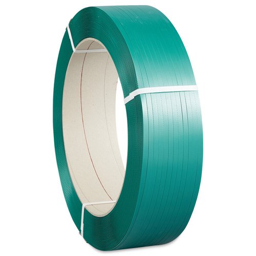 623062 | PET strapping band for universal applications and use with a wide range of strapping systemsUse For, Securing pallets, anti theft protection, strapping heavy goods, securing goods with delicate surfaces, outdoor storage purposes, e. g.  storage of wood, stone, crates.