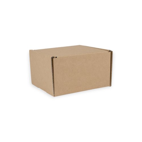 Small Parcel Postal Box with Tuck in Flaps - 110mm x 100mm x 70mm