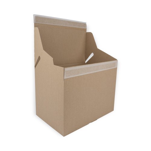 Quick Assembly E-Comm Box - Medium - Instant bottom envelope base and 2 x self self strips, corrugat