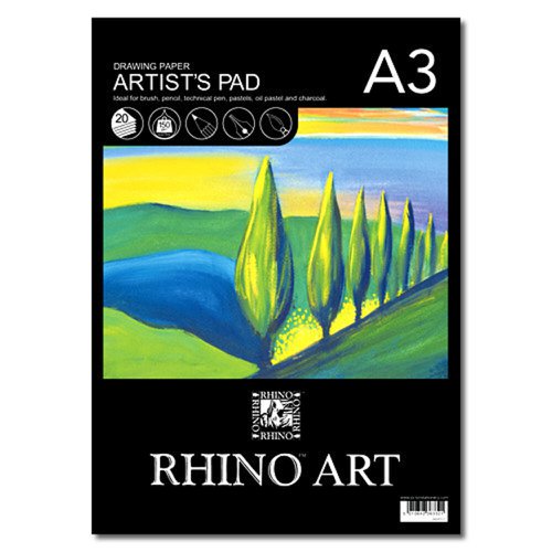 Rhino Sketch Pad Headbound A3 20 Leaves Pack Of 4 Rasp3 3P