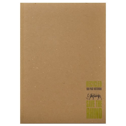 Rhino Casebound Book 8mm Ruled A4 160 Page Pack Of 5 Srcba4 3P