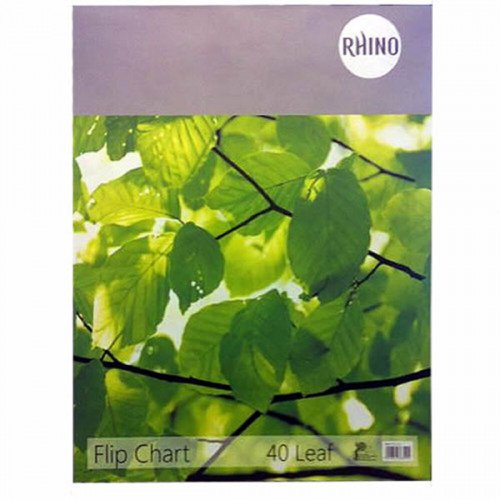 Rhino Flip Chart Blank A1 40 Leaves Pack Of 5 Fc1Tmp 3P