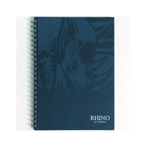 Rhino Twinwire Book 8mm Ruled A5 Blue 180 Page Pack Of 5 Rtwa5B 3P