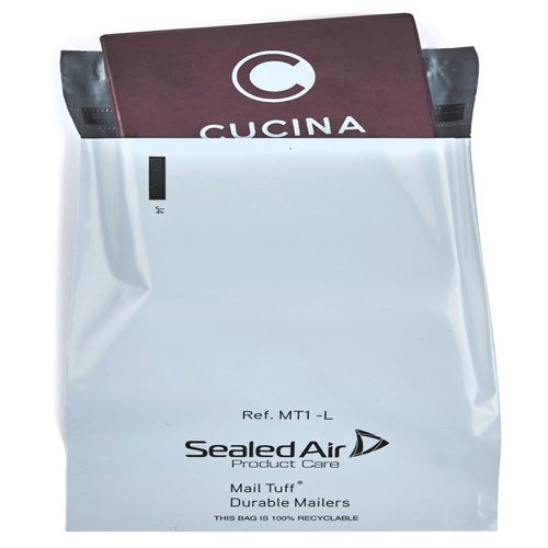 612095 Sealed Air Mail Tuff Durable Poly Mailers Mt1 Grey165x240mm + 58mm Lip 100/Bx