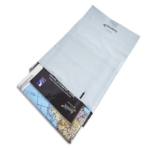612098 Sealed Air Mail Tuff Durable Poly Mailers Mt4 Grey295x415mm + 49mm Lip 100/Bx