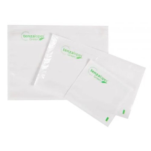 Tenzalope Green A4 Plain Document Enclosed Wallets Biodegradable Paper Pack 500