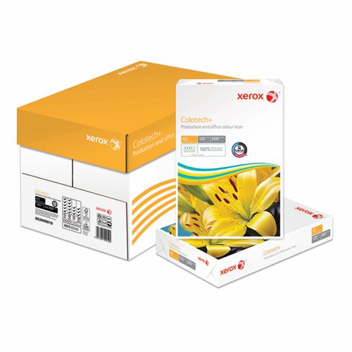 Xerox Colotech+ A3 Paper 120gsm Ream White (Pack of 500) 003R99010 | XX99010 | Xerox