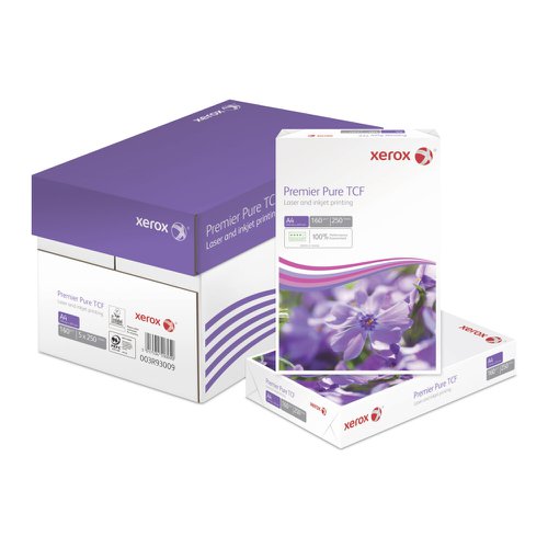 XX90800 Xerox Premier Pure TCF A4 Card 160gsm White (Pack of 250) 003R93009