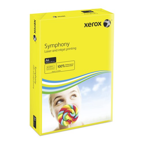 Xerox Symphony PEFC2 A4 210X297mm 160Gm2 Strong Dark Yellow Pack Of 250 003R94275