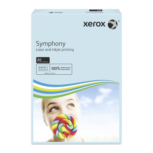 499783 Xerox Symphony PEFC2 A4 210X297mm 80Gm2 Mid Blue Pack Of 500 003R93968