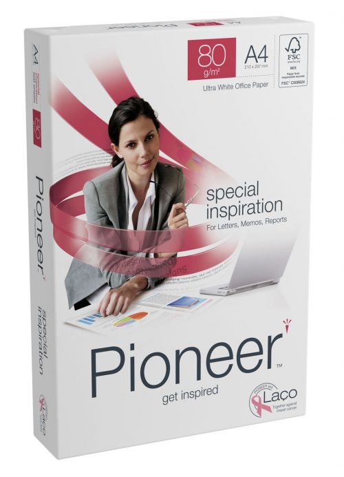 Pioneer Everyday Paper FSC4 A4 80g NSB Pack 2500 Plain Paper PC1925