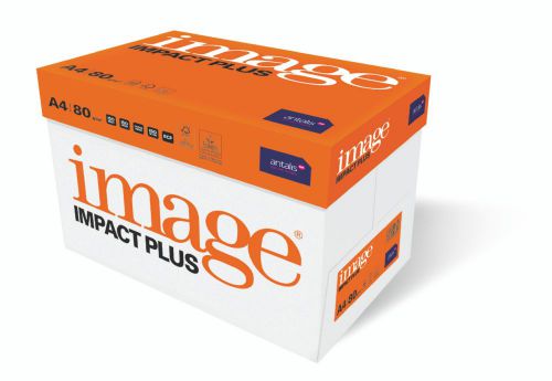 Image Impact Plus Paper A4 80gsm White (Pack 500) 16330 610739