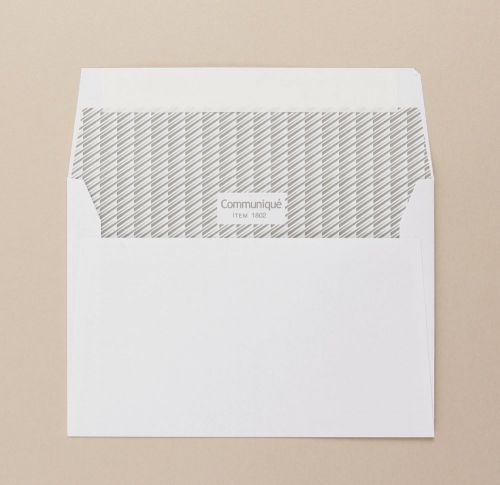 Communique Wallet Envelope Peel Seal Window 38Up 17Flhs C6 114x162mm 100Gm2 White Pack of 500 01802