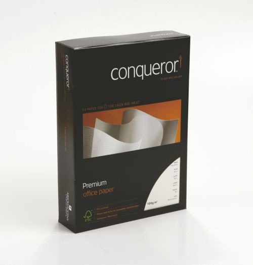 Conqueror Paper High White Wove A4 100gsm Ream (Pack of 500) CQW0324HWNW