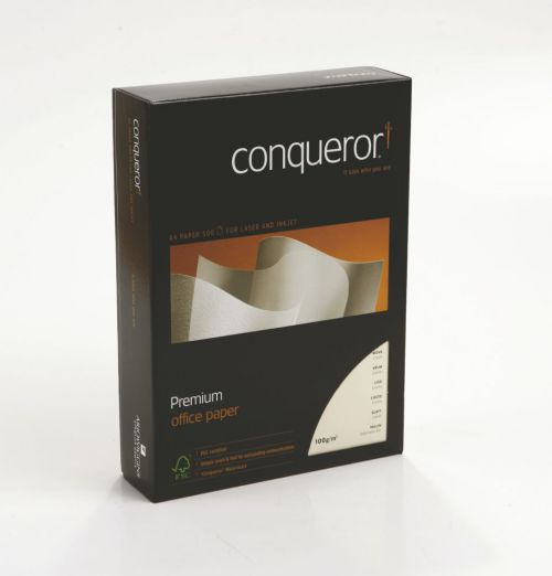 Conqueror Paper Wove Cream A4 100gsm Ream (Pack of 500) CQW0324CRNW