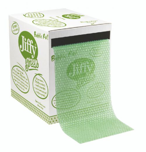 Jiffy Green Bubble Wrap Dispenser Box 300mm x 50m