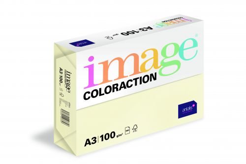 Coloraction Tinted Paper Pale Ivory (Atoll) FSC4 A3 297X420mm 100Gm2 Pack 500