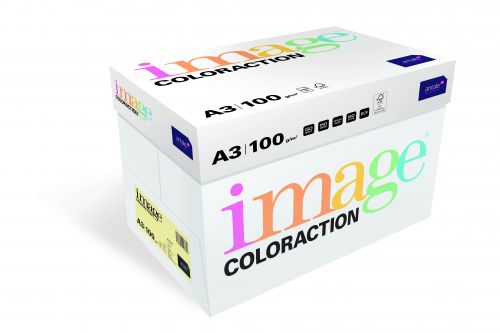 Coloraction Tinted Paper Pale Yellow (Desert) FSC4 A3 297X420mm 100Gm2 Pack 500