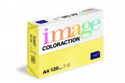 Image Coloraction Tinted Paper A4 120gsm Deep Yellow Canary (Pack 250) 89371 610930