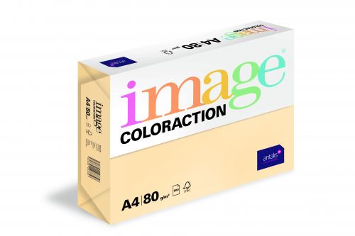 Image Coloraction Tinted Paper A4 80gsm Pale Beige Beach (500) 21344