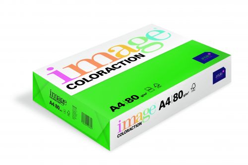 Image Coloraction Tinted Paper A4 80gsm Deep Green Dublin (500) 89617