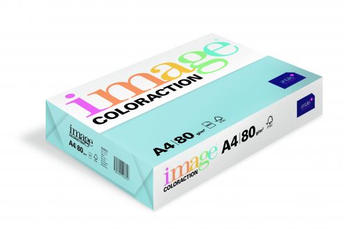 Image Coloraction Tinted Paper A4 80gsm Pale Icy Blue Iceberg (500) 89607