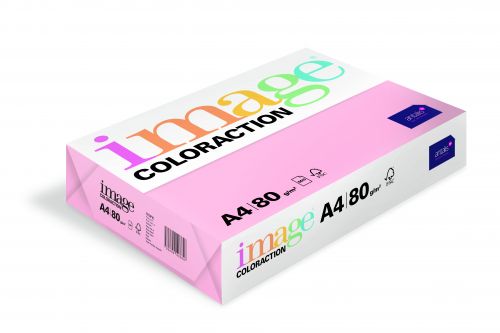 Image Coloraction Tropic FSC Mix Credit A4 210x297 mm 80Gm2 Pale Pink Pack of 500