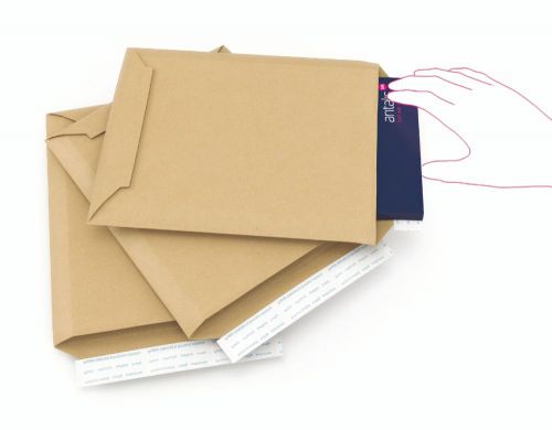 608476 | Our range of rigid corrugated envelopes are perfect for protecting your products or documents from being damaged. Use For, Mailing promotional items, brochures, catalogues, pictures, books, CDs/DVDs etc. Techniques, E-commerce Fulfilment Publishing Electronics Audio & Video Office Supply Pharmaceuticals Health and beauty Graphic arts