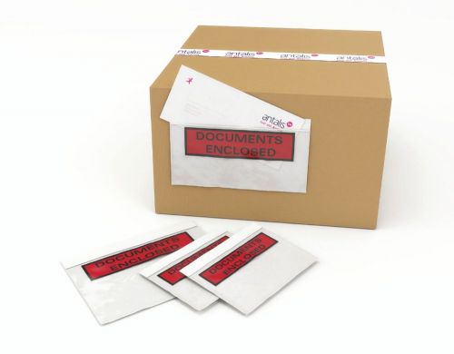 Self Adhesive Packing List Envelope Printed Doc En closed A4 318 x 235mm Pack 500