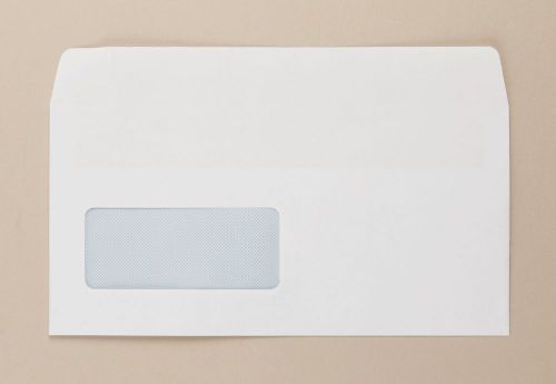 Opportunity Wallet Medium Weight Env S/Seal Window 22Up 17Flhs Dl 110X220mm White Pack Of 1000 08773 The Envelope Supply Co Ltd