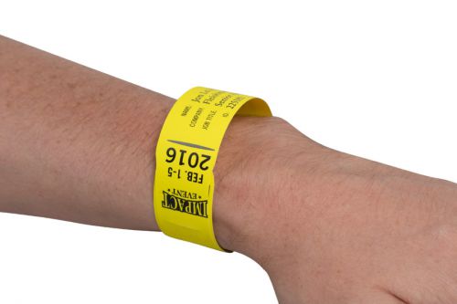 Xerox Premium Never Tear Wristband A4 10Up White Pack 100