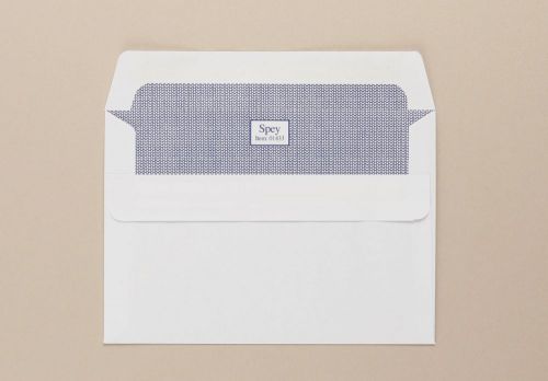 River Series Wove Wallet Envelope Selfseal PEFC1 C6 114X162mm 90Gm2 White Pack Of 1000 01433