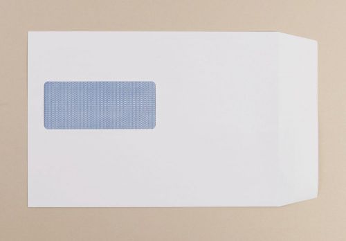 616211 | A quality envelope for when impressions count, these Thames envelopes, made from quality 100gsm white paper and feature an easy to use, secure peel and seal closure and a handy address window measuring 44 x 102mm.  The C5 envelopes are suitable for an A4 sheet folded once or an unfolded A5 sheet.  This bulk pack contains 500 white envelopes.