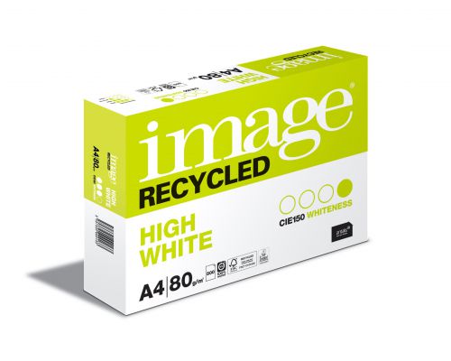 Image Recycled High White Paper A4 White 80gsm (500) 69058