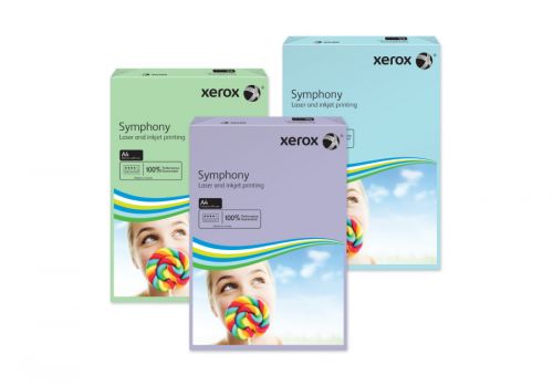 Xerox Symphony Medium Tints Mid Blue Ream A4 Paper 80gsm 003R93968 (Pack of 500)