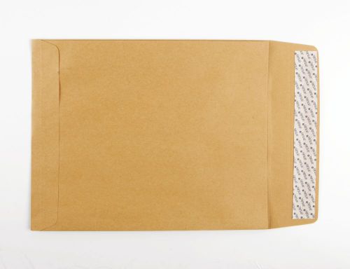 Super strong, gusseted envelope, allowing bulky items to be sent with confidence and security. Use For, Postage of bulkier correspondence. Techniques, Ball point/pencil writable.  Also receptive to adhesive/gummed address label.  Some grades printable by flexo/offset litho overprint.  Pre-test required.