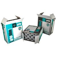 Hand Pre-Stretchfilm blown 5 µm 400mm x 550.00m core diameter: 25mm 30% recycled clear Box 8 Rolls