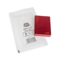 Jiffy Airkraft Mailers 00 White Int 115x195mm Ext 145x210mm Box 100