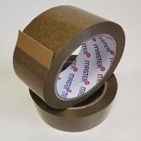 Master In Polyprop Tape Buff Hotmelt 48mmx66M 28mic Pack 6