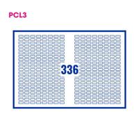 Pcl3-199Mcg M/C Gloss Perm Labels 19x9mm 336 Lab/Sht 100Sht Sra3/Box